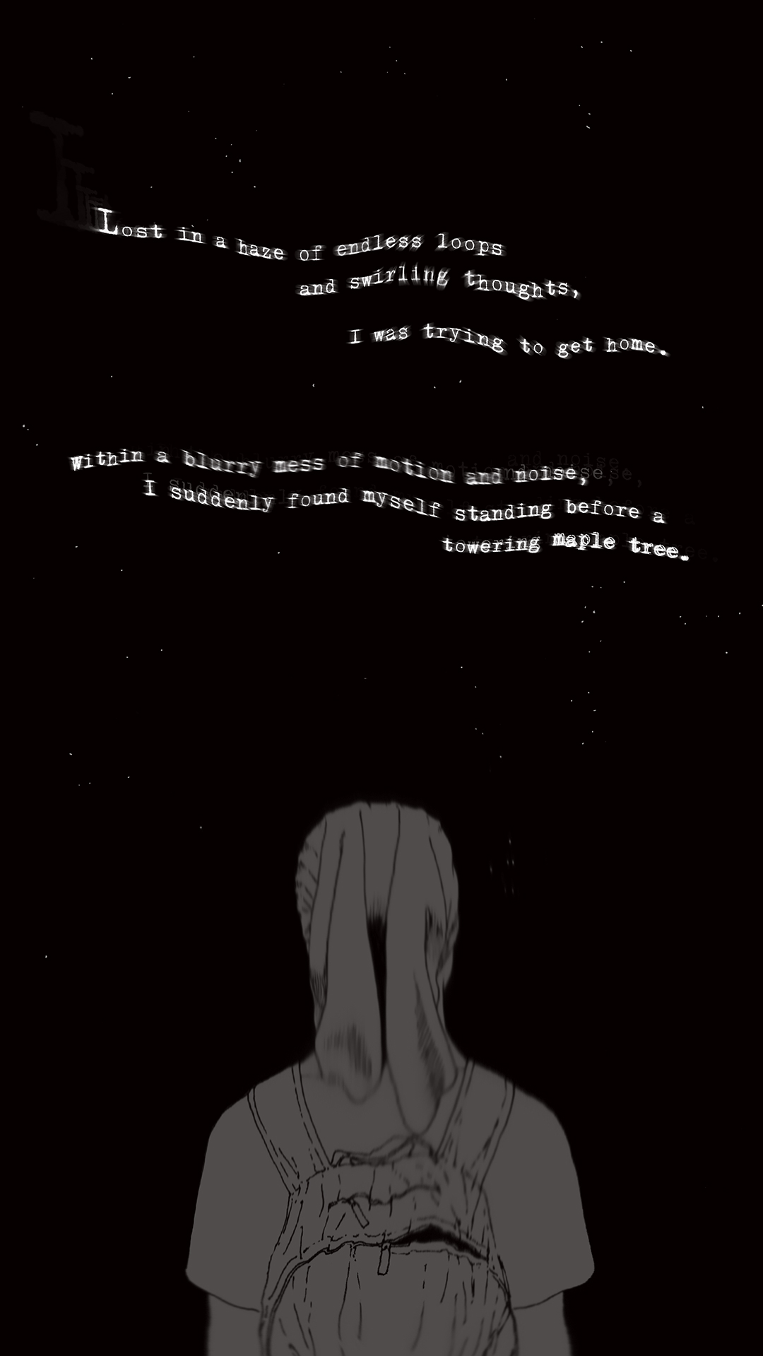 a page from FANA, original comic series, hand drawn illustration, ink on paper, 2d art, autobiography, FANA, rrfana, rr, Rita Rahimi, Ramin Rahimi,  کتاب مصور فنا ، ریتا رحیمی ، رامین رحیمی 
