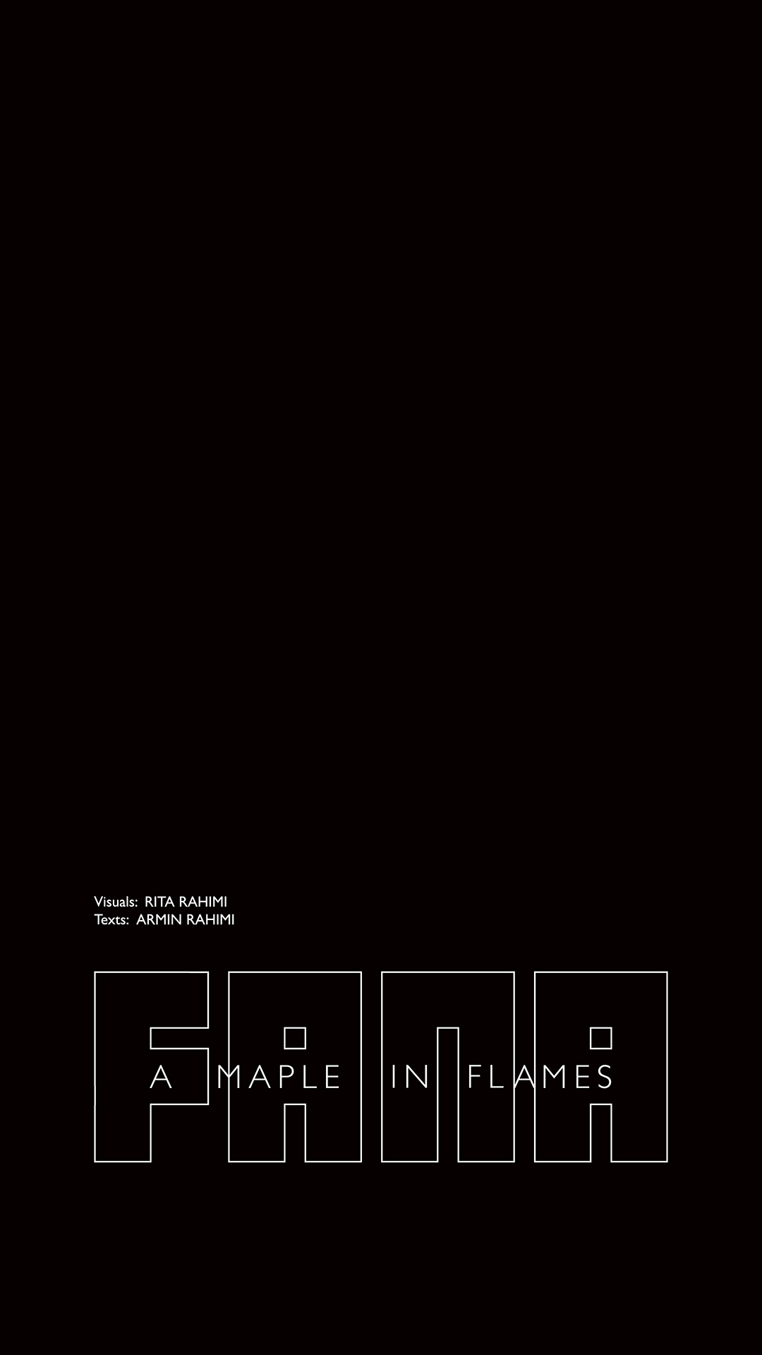 a page from FANA, original comic series, hand drawn illustration, ink on paper, 2d art, autobiography, FANA, rrfana, rr, Rita Rahimi, Ramin Rahimi,  کتاب مصور فنا ، ریتا رحیمی ، رامین رحیمی 
