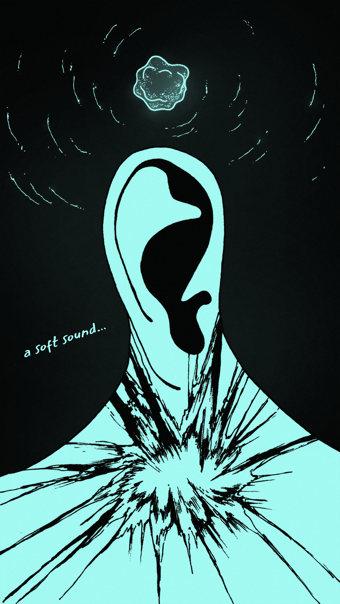 a page from FANA, original comic series, hand drawn illustration, ink on paper, 2d art, autobiography, FANA, rrfana, rr, Rita Rahimi, Ramin Rahimi,  کتاب مصور فنا ، ریتا رحیمی ، رامین رحیمی 
